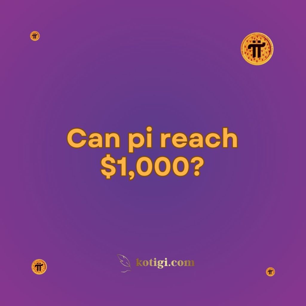 Can pi reach $1,000?