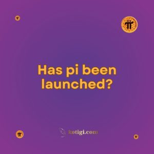 Has pi been launched?