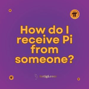 How do I receive Pi from someone?