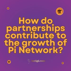 How do partnerships contribute to the growth of Pi Network?