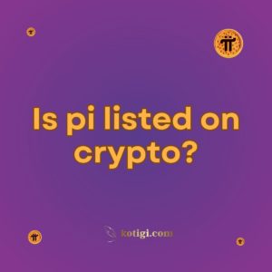 Is pi listed on crypto?