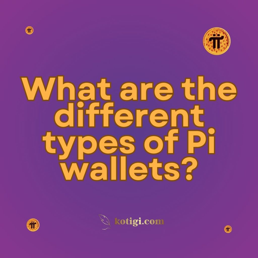 What are the different types of Pi wallets?