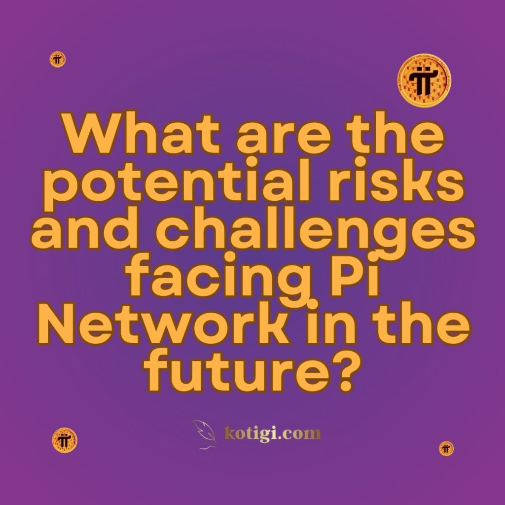 What are the potential risks and challenges facing Pi Network in the future?