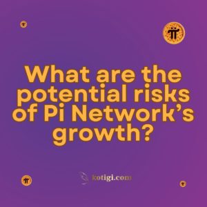 What are the potential risks of Pi Network’s growth?