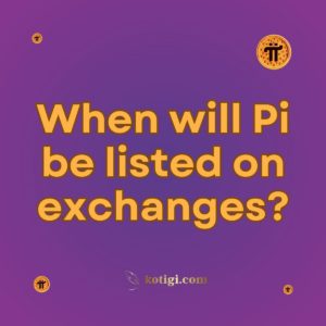 When will Pi be listed on exchanges?