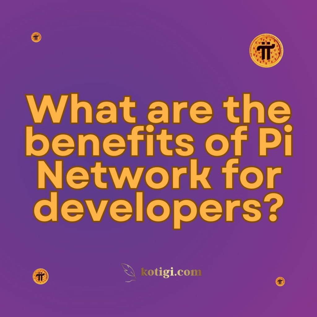 What are the benefits of Pi Network for developers?