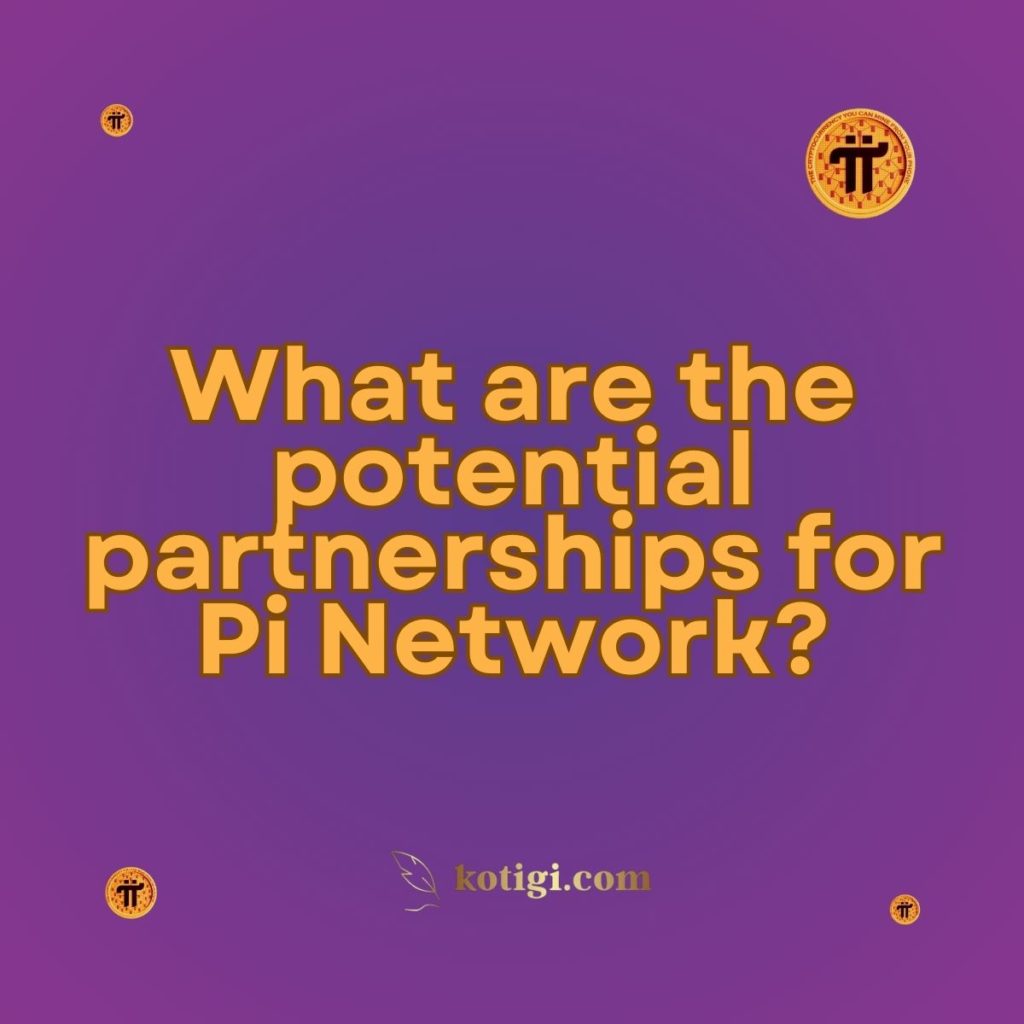 What are the potential partnerships for Pi Network?