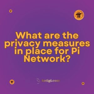 What are the privacy measures in place for Pi Network?