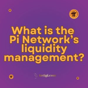 What is the Pi Network’s liquidity management?