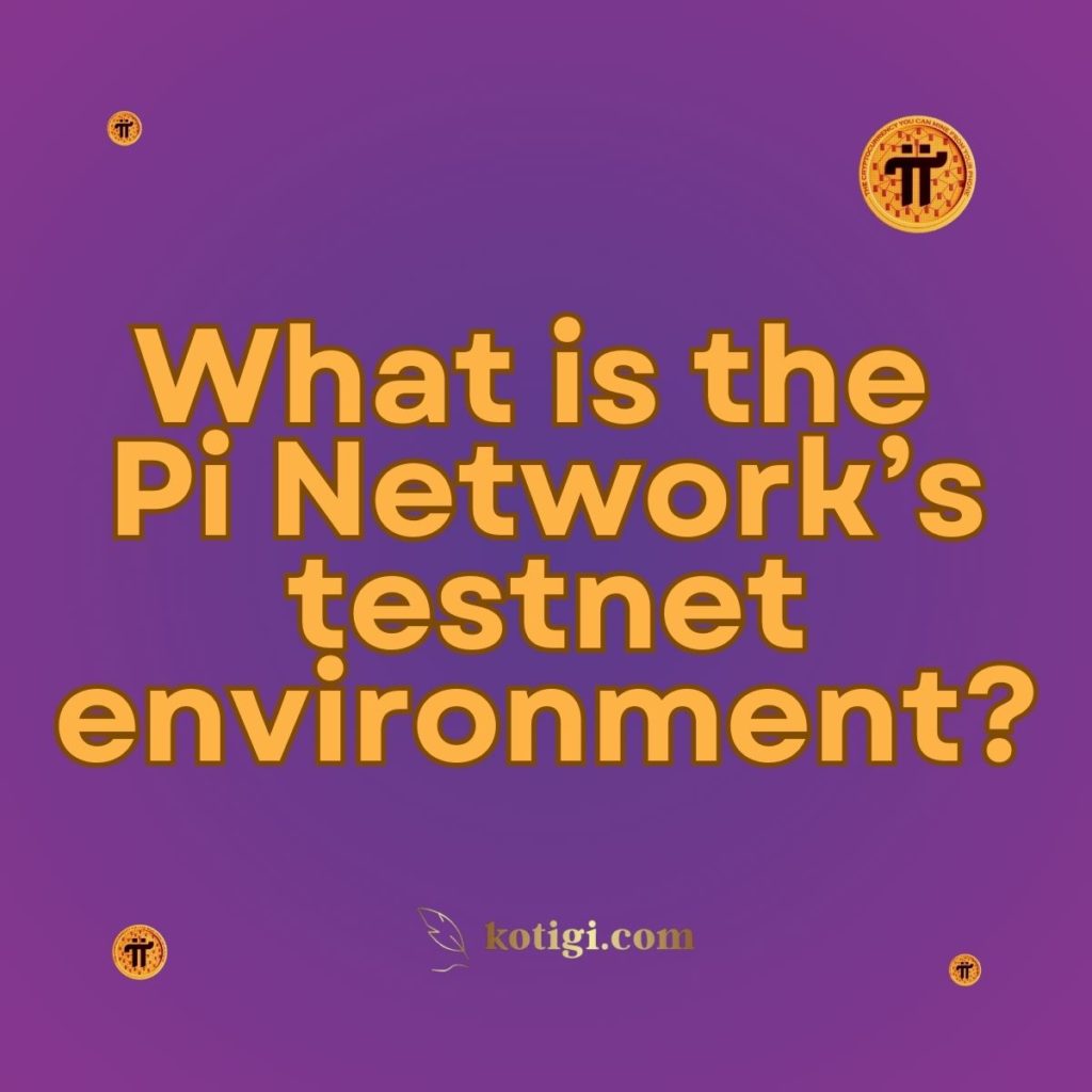 What is the Pi Network’s testnet environment?