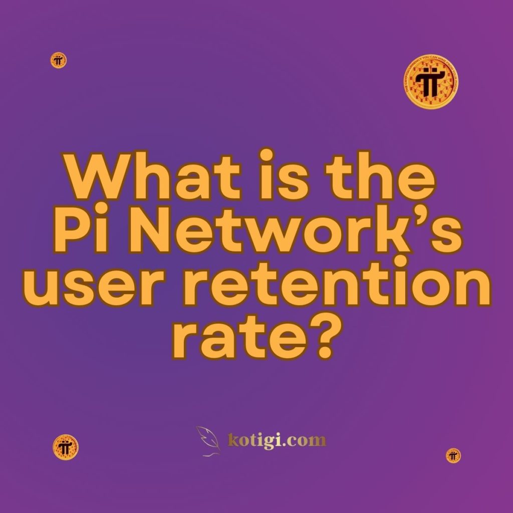 What is the Pi Network’s user retention rate?