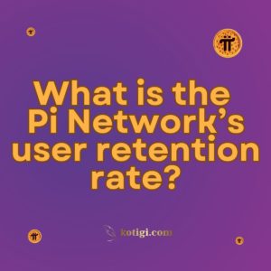 What is the Pi Network’s user retention rate?