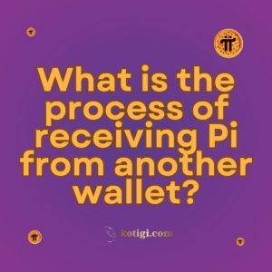 What is the process of receiving Pi from another wallet?