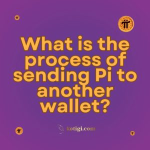 What is the process of sending Pi to another wallet?